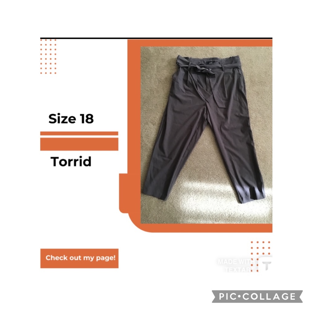 TORRID work pants